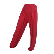 Women’s Elastic Loose Pants Casual Cotton Soft Yoga Sports Dance Pants Skin Friendly Comfortable Pants pantalones de mujer - Lacatang Shop