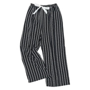 Women'S Elephant Print Wide Leg Ankle - Length Pants Spring And Summer Beach Drawstringloose Fit Females Trousers Indie Folk Pants - Lacatang Shop