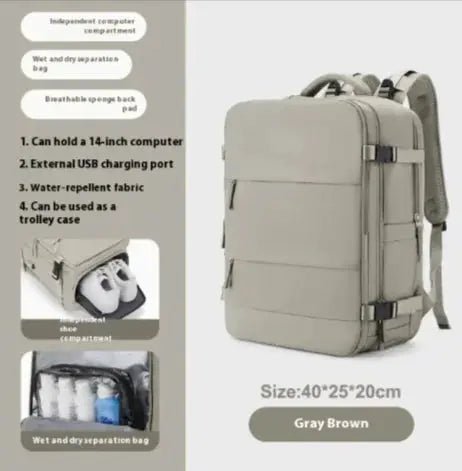 Women's Large - Capacity Schoolbag - Lacatang Shop