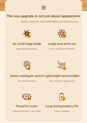 Xiaomi Digital Home Hair Ball Trimmer Electric Portable Home Fabric Shaver Rechargeable Fluff Pellet Lint Remover For Sweater - Lacatang Shop