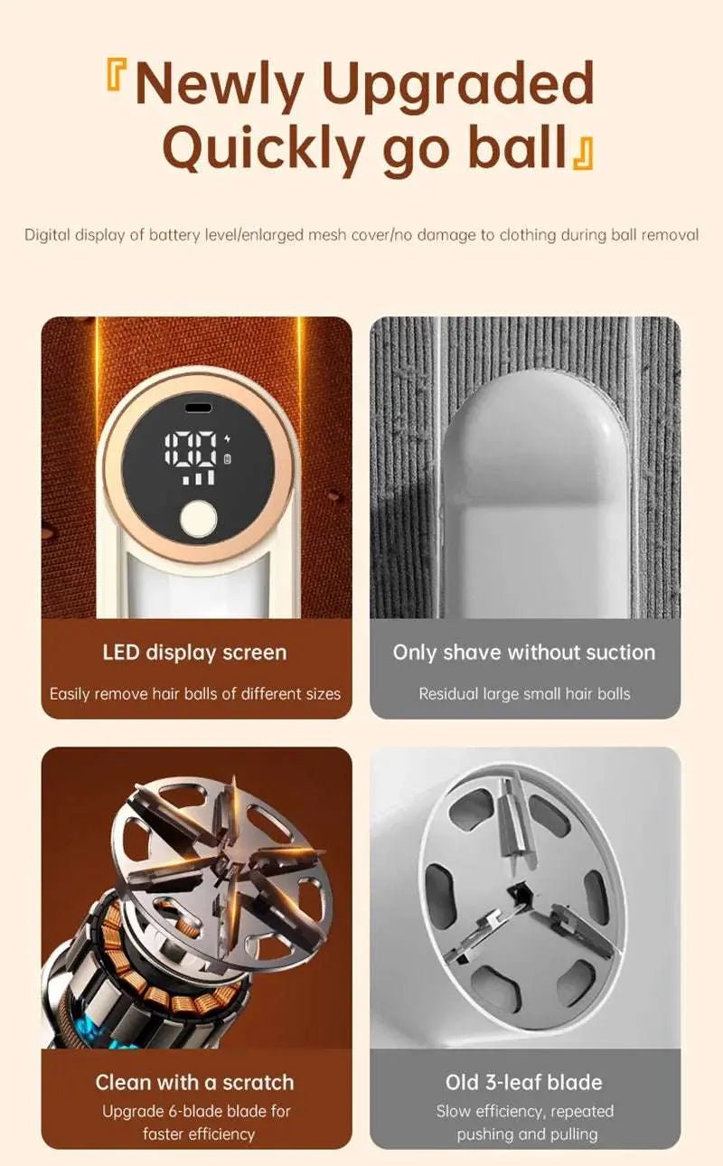 Xiaomi Digital Home Hair Ball Trimmer Electric Portable Home Fabric Shaver Rechargeable Fluff Pellet Lint Remover For Sweater - Lacatang Shop