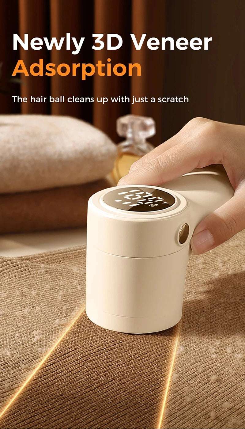 Xiaomi Electric Lint Remover for Clothing Portable Hair Ball Trimmer Rechargeable Fabric Shaver 3 - Speeds with Digital Display - Lacatang Shop