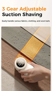 Xiaomi Electric Lint Remover for Clothing Portable Hair Ball Trimmer Rechargeable Fabric Shaver 3 - Speeds with Digital Display - Lacatang Shop