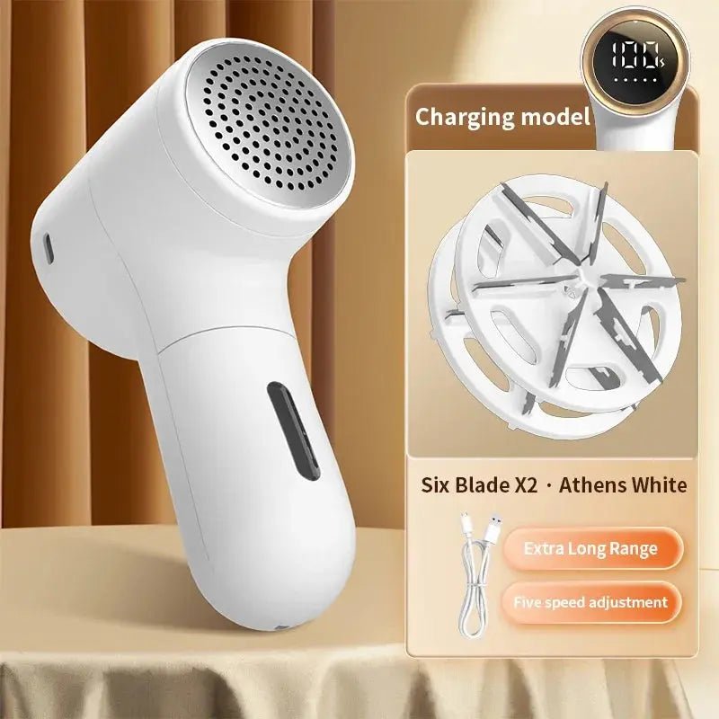 Xiaomi Electric Lint Remover USB Rechargeable Intelligent Digital Display Hairball Trimmer Portable Clothes Shaver 5 Gear Razor - Lacatang Shop