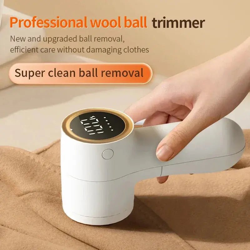 Xiaomi Electric Lint Remover USB Rechargeable Intelligent Digital Display Hairball Trimmer Portable Clothes Shaver 5 Gear Razor - Lacatang Shop