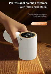 Xiaomi Electric Lint Remover USB Rechargeable Intelligent Digital Display Hairball Trimmer Portable Clothes Shaver 5 Gear Razor - Lacatang Shop