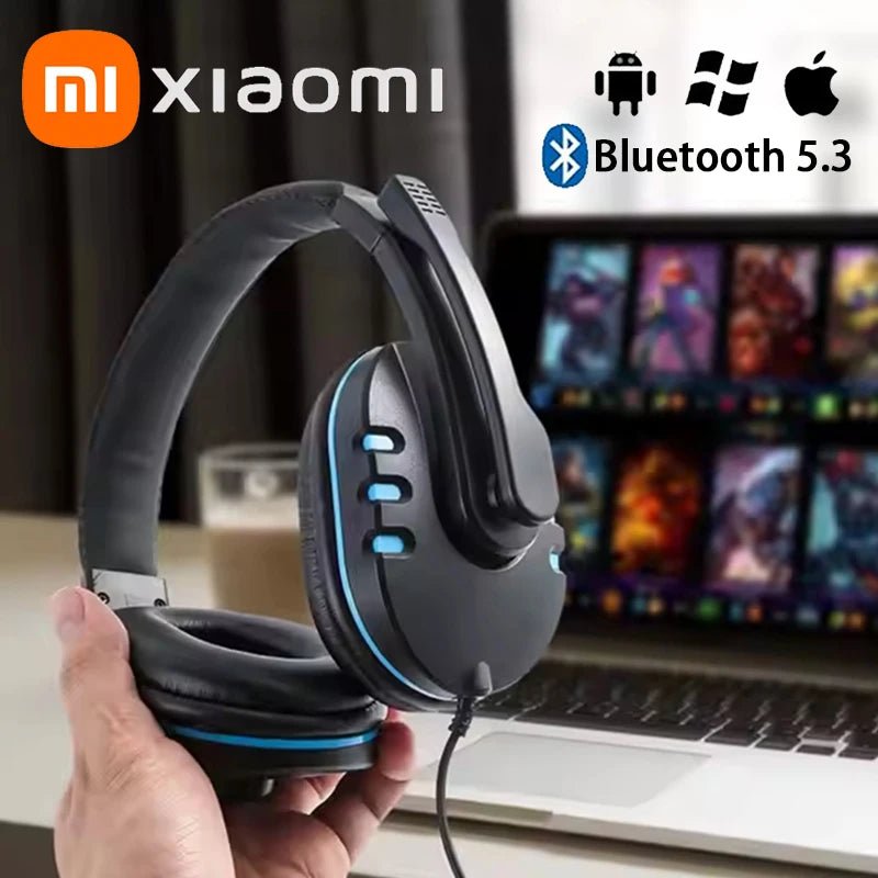 Xiaomi Wired Gaming Headphones Game Headset Noise Cancelling Earphone with Microphone Volume Control for PS4 Play Station NEW - Lacatang Shop