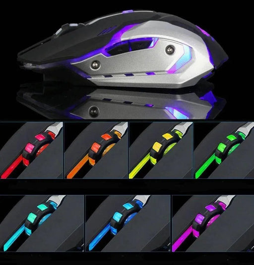 Ninja Dragon Stealth 7 Wireless Silent LED Gaming Mouse - Lacatang Shop